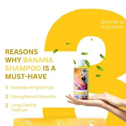 Botanical Luxuriate Banana Shampoo + Conditioner With Silk Protein For Glossy Hair 200 ml image 5