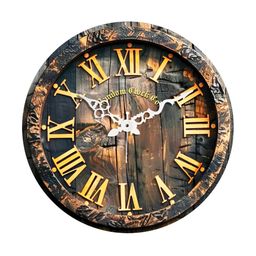 RANDOM Brown & Yellow Printed Contemporary Wall Clock-picture-24