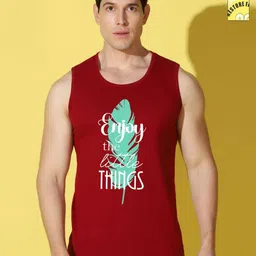 WOOSTRO Men Pack of 2 Typography Printed Round Neck Cotton Slim Fit T-shirts-picture-25