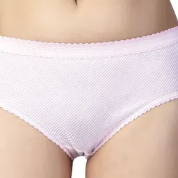 CHIC Women Pack Of 3 Pure Cotton Hipster Briefs image 4