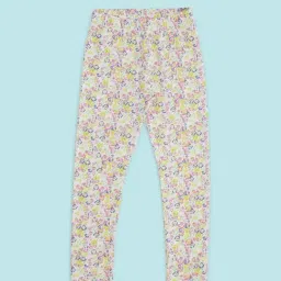 Pantaloons Junior Multicolor Floral Print Leggings-picture-25
