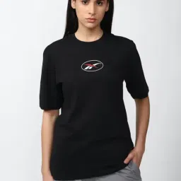 Reebok Black Cotton Printed Sports T-Shirt-picture-36