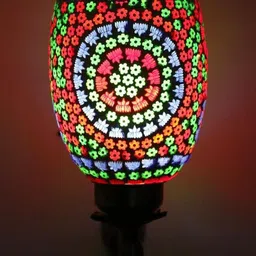 SOMIL Multi Glass Cylinder Printed Wall Lamps image 5