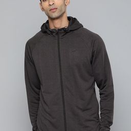 Alcis Men Charcoal Grey Hooded Sporty Jacket-picture-21