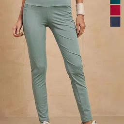 COLOR CAPITAL Women Pack of 4 Skin Fit Antimicrobial Tights-picture-31