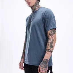 Kook N Keech Men Solid Dry Fit Crew Neck T-shirt image 3