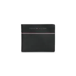 tommy hilfiger accessories Tommy Hilfiger Mens Leather Wallet Mantaro - Black image 1