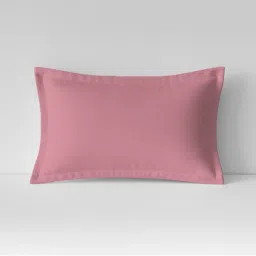 mayfair homes london 100% Cotton 144TC Single Bedsheet with 1 pillow covers Solid Pink (Single) image 5