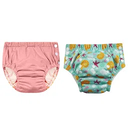 Chinmay Kids Reusable Swim Diaper Pants Pack of 2 Soft Adjustable and Leak-Proof Unisex Swimming Pool Wear for Infant Boys and Girls-image-74