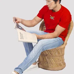 Greylongg Men Printed Applique T-shirt image 5