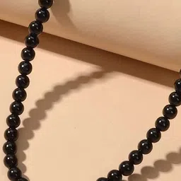 APUNKA D FASHION Unisex Onyx Beaded Minimal Chain-picture-17