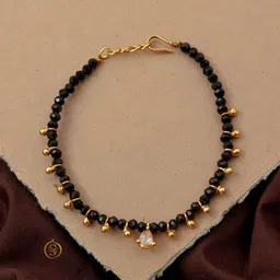 DIMIKI Gold-Plated Crystals Studded Charm Bracelet image 1