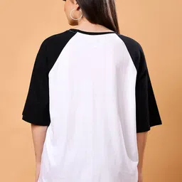 SWIFTLY Women Donald Duck Printed Bio Finish T-shirt image 4