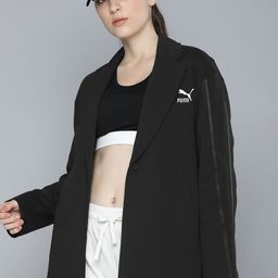 Puma T7 Brand Logo Embroidered Single-Breasted Blazer-picture-10