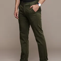 WROGN Men Slim Fit Chinos Trousers-picture-30