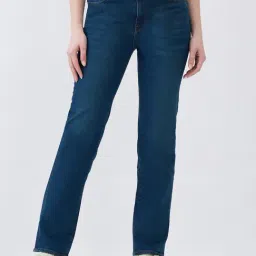 Spykar Vintage Blue Solid Mid Rise Jeans-image-70