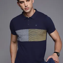 WROGN Colourblocked Polo Collar Slim Fit T-shirt-picture-15