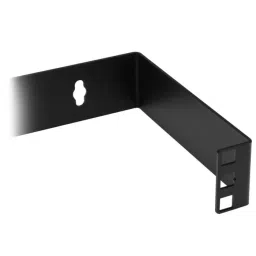 StarTech.com Black 1U Steel Bracket with 2-Post Frame 152 x 501 x 44mm, WALLMOUNTH1 image 2