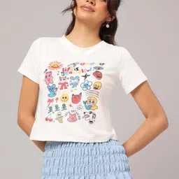 DressBerry Conversational Print T-shirt image 1