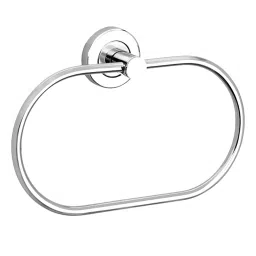 Clinton Stainless Steel Oval Towel Ring Wall Mount for Bathroom (Pack of 4)-picture-29