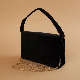 Code by Lifestyle Black Embellished Clutch image 5
