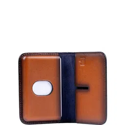 Lapis Bard Cognac Ducorium Moulded Credit Card Case image 5