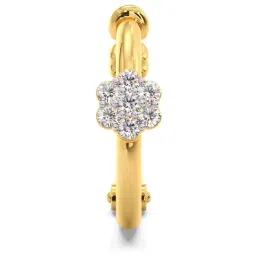 Candere by Kalyan Jewellers 18k Yellow Gold & Diamond Nose Ring for Women-picture-10