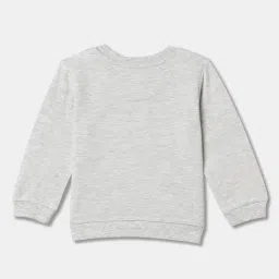 R&B Kids Light Grey Applique Relaxed Fit Sweatshirt image 2