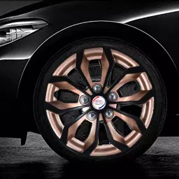 Auto Pearl CoRv23 R13 33.02 cm (13 Inch) PPress Type Wheel Hubcap with Retention Ring Glossy Copper Reverse Wheel Cover for Maruti Versa (Set of 4) image 4