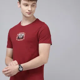 U.S. Polo Assn. Denim Co. Brand Logo Printed Pure Cotton Slim Fit T-shirt image 5