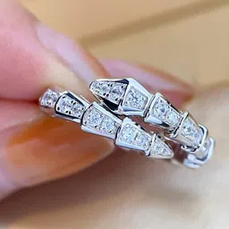 Designs & You Silver-Plated AD Studded Finger Ring-picture-25
