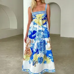 Routes by All About You Women Floral Print Maxi Dress-picture-15