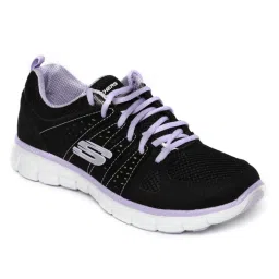 SKECHERS Women Look Book Black Running Shoes image 1