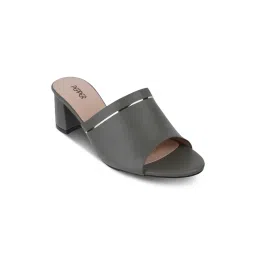 PEPPER Women Olive Block Sandal Heels-image-25