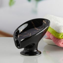 KOOKEE Ceramic Soap Holder Dish, Set of 1 Bathroom Accessories for Home (10314)-picture-45