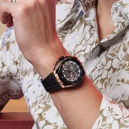 BENTLEY Men Dial & Leather Straps Analogue Multi Function Watch BL-40-51 image 2