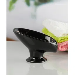 KOOKEE Ceramic Soap Holder Dish, Set of 1 Bathroom Accessories for Home (10314) image 3