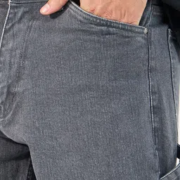 Styli Men Carpenter Straight Fit Mid-Rise Stretchable Jeans image 5