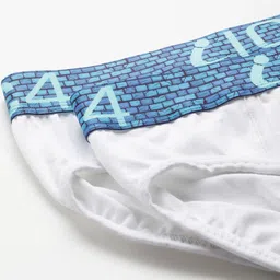 IC4 Men Pack Of 2 Solid Knitted Basic Briefs 0W-W211P2 image 4