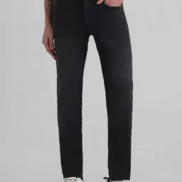 Produkt By Jack & Jones Black Denim Cotton Slim Fit Jeans-picture-24