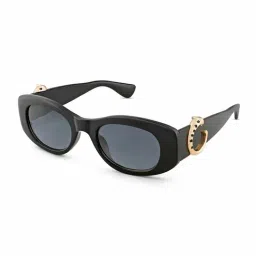 Joker & WItch Black Gradient Oval Sunglasses for Women image 3
