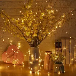 X4Decor 100 Led Fairy Light (3Cell+Usb) 10 Meter Warm White FL06 image 5