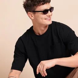 Mast & Harbour Printed Chest Pocket Relaxed T-shirt-picture-49