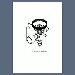 Danfoss Expansion Valve Bi-Flow Straightway Direction 15.875 mm (5/8 inch) Inlet Size, 067N4008 image 3