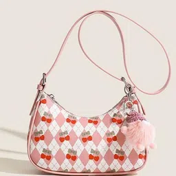 CORSICA Geometric Structured Sling Bag With Cut Work-picture-23