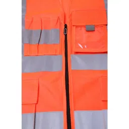 Evion XXL Size Orange Reflective Safety Jacket, ES-030 image 3