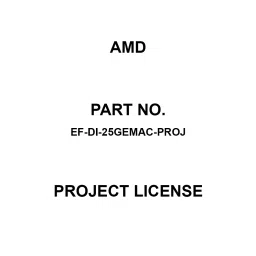 AMD Project License for UltraScale, UltraScale+ FPGAs, EF-DI-25GEMAC-PROJ-picture-29