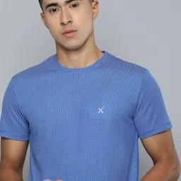 HRX by Hrithik Roshan Men Checked Regular Fit Running T-shirt-picture-13