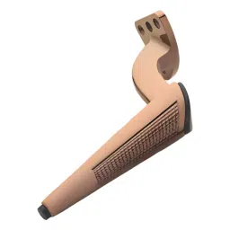 Altitude Sofa Leg Size 8 inch (203.2 mm) Metal Body PVD R.Gold/Matt Black Finish for Setting Proper Height of Furniture, R-92-picture-39