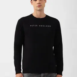 Peter England Jeans Black Slim Fit Sweatshirt-picture-31